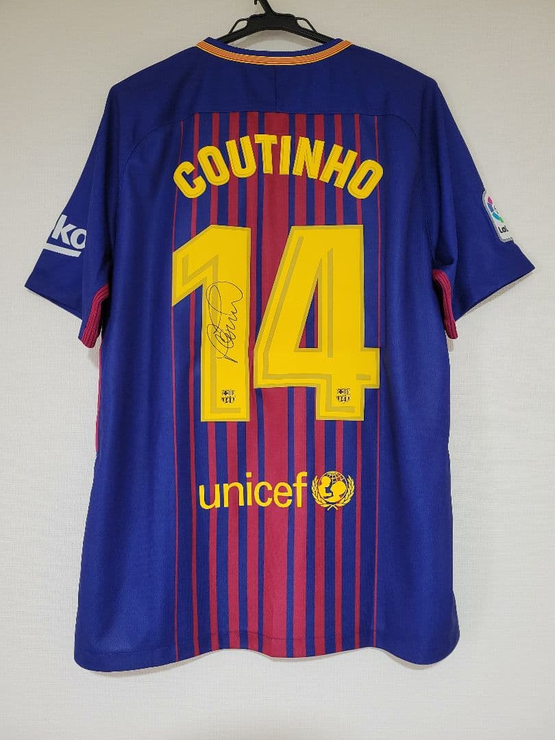 バルセロナ コウチーニョ サイン ユニフォーム ICONS 正規 証明書