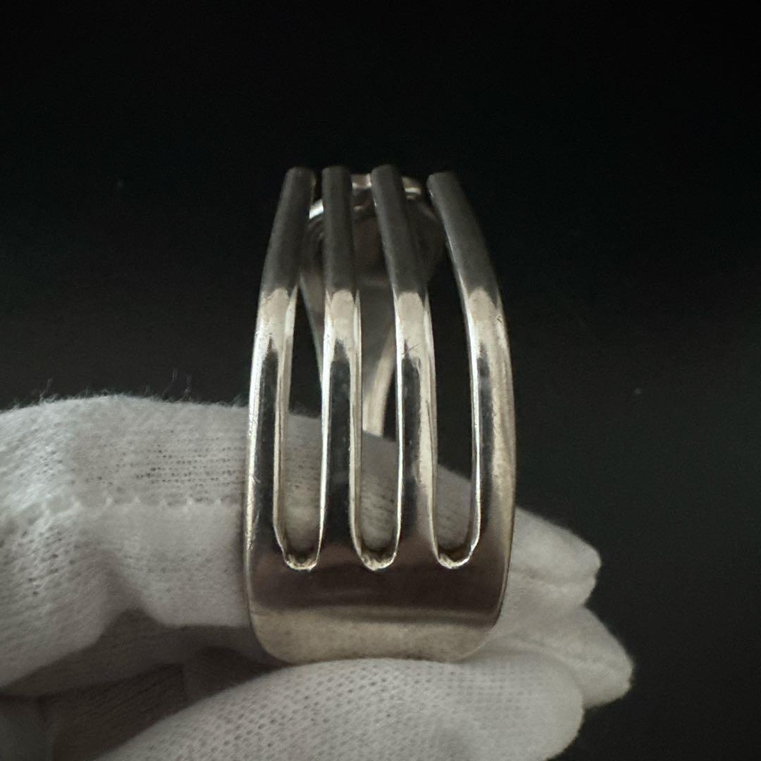 オールド　ティファニー バングル ブレスレット アンティーク シルバーカトラリー