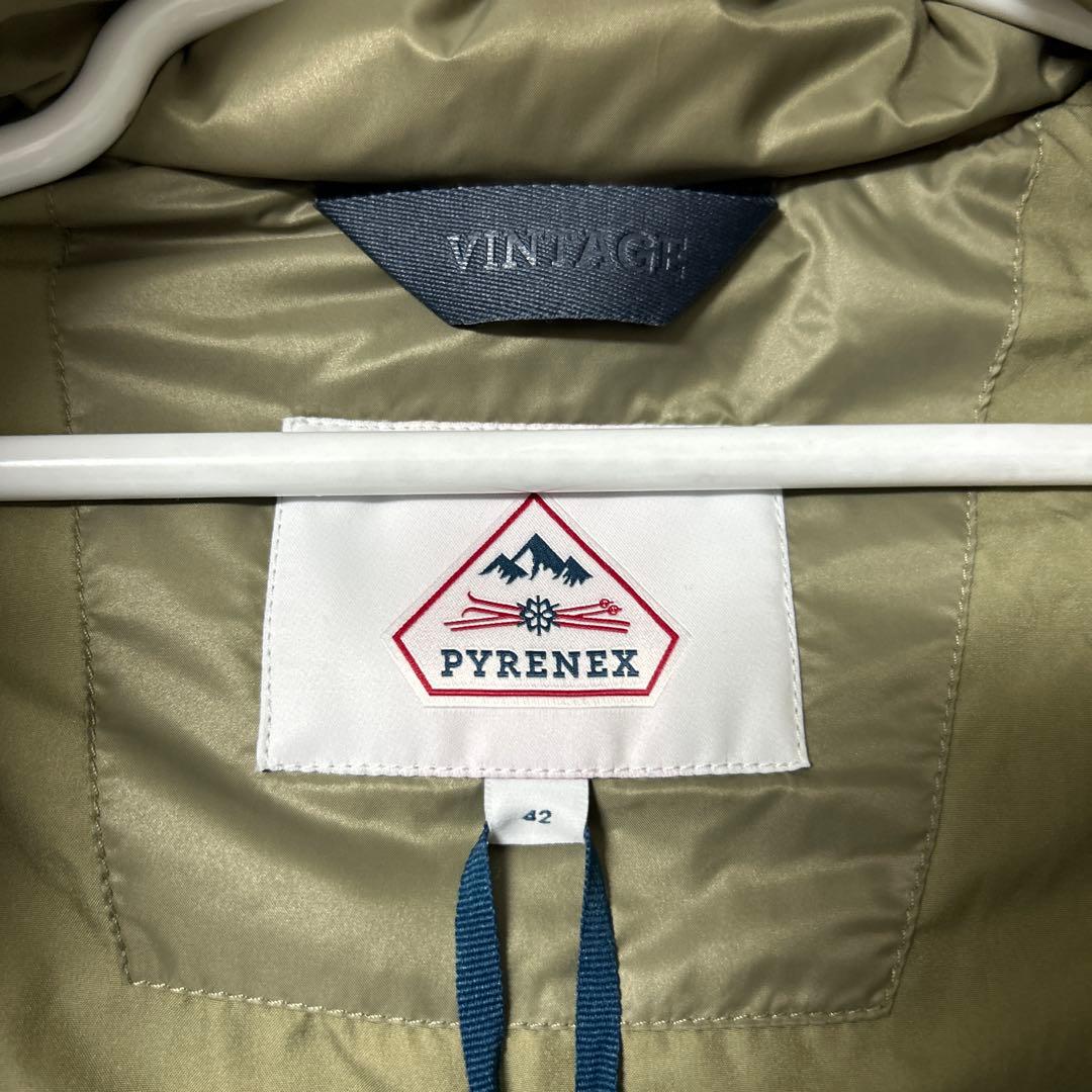 新品未使用　ピレネックス ダウンジャケット　XLサイズ(PYRENEX)カーキ緑