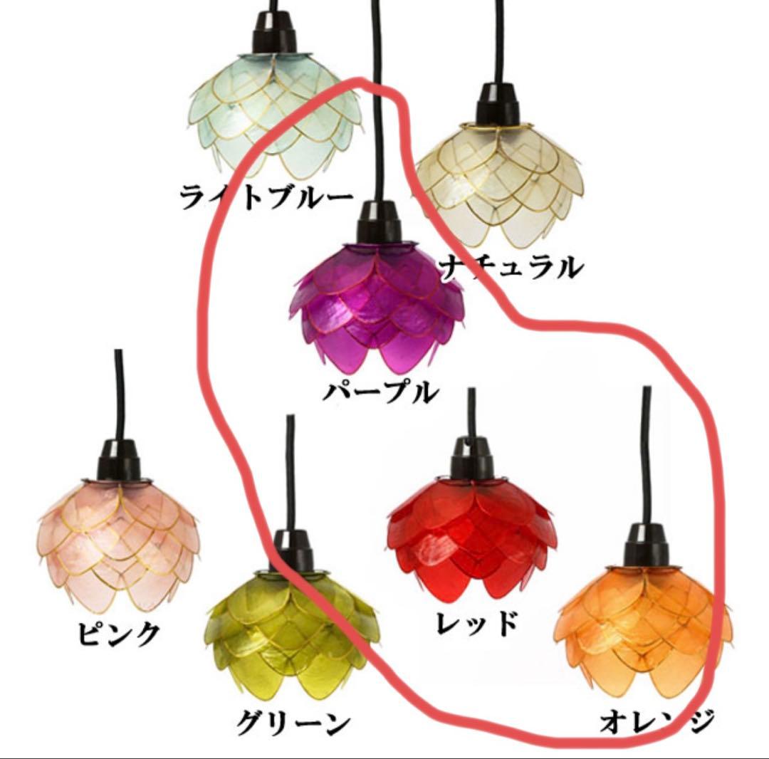 カピス ロータス ハンギング 3色セット