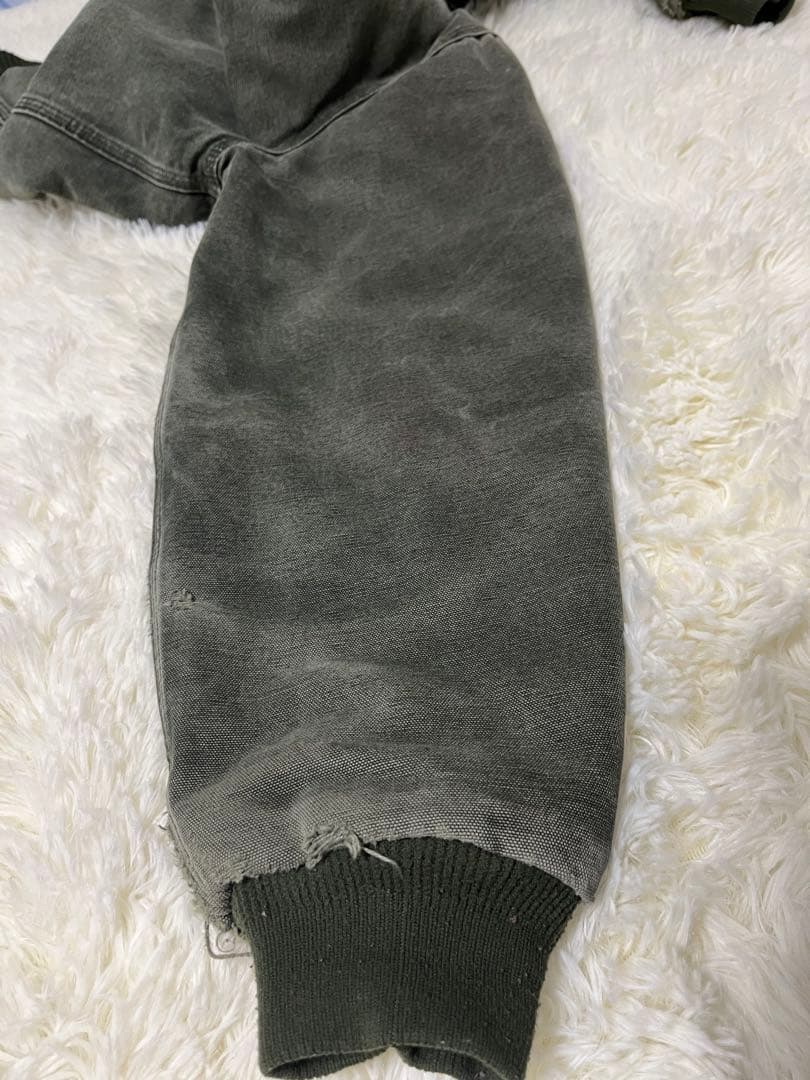 ゴールデンサイズ！　鬼フェード　カーハート　アクティブジャケット モスグリーン