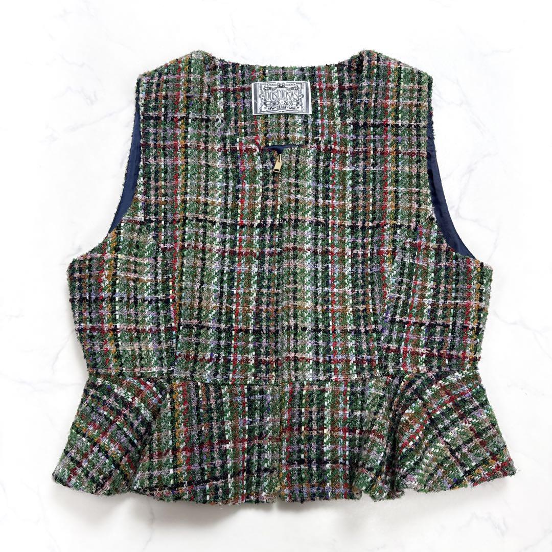 DOS DIOSA ドスディオサス ツイード セットアップ ワンピース ベスト