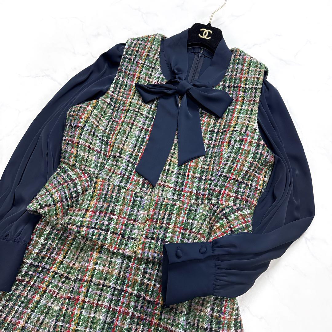 DOS DIOSA ドスディオサス ツイード セットアップ ワンピース ベスト