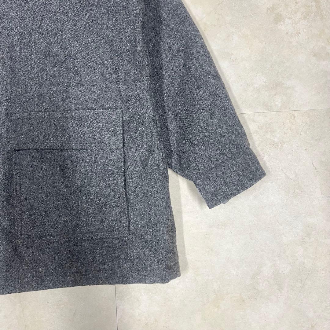 アバクロ ウールリッチ ウール マウンテンパーカー グレー L