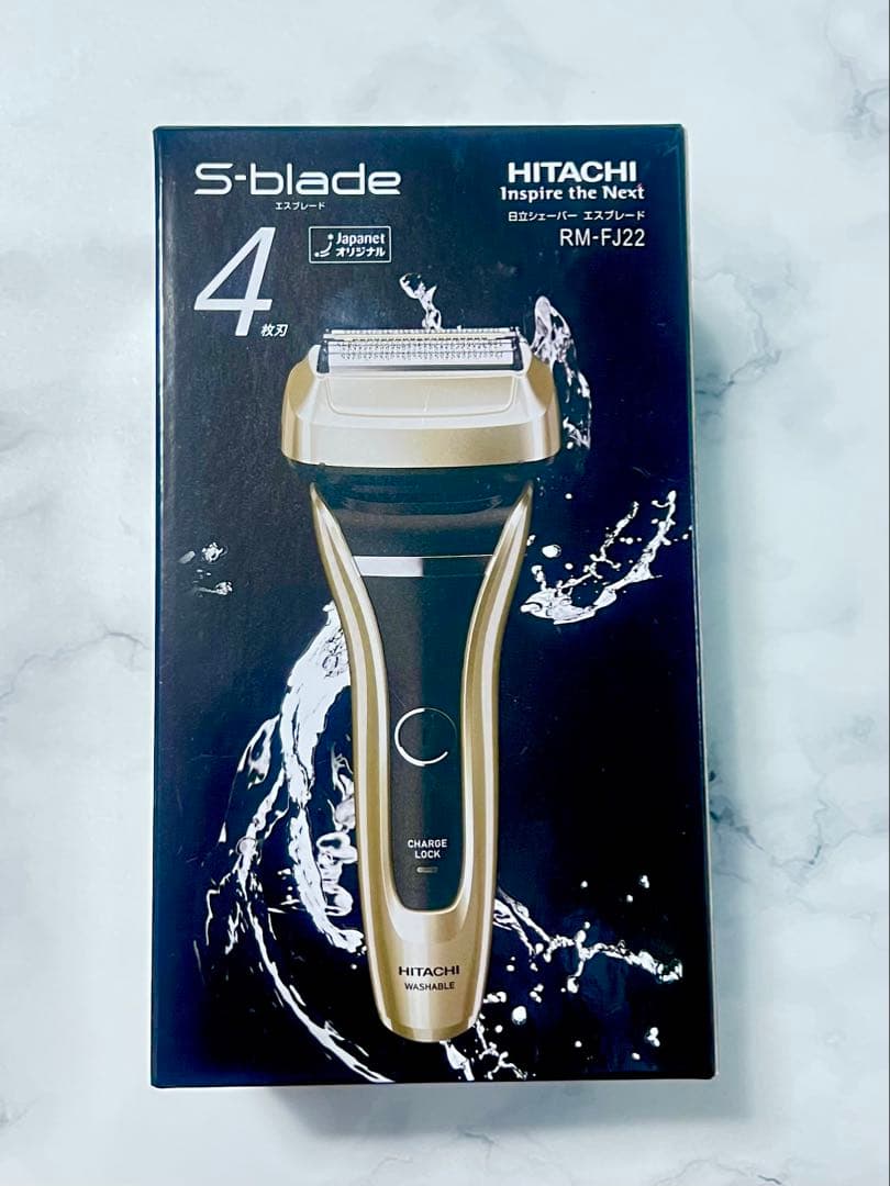 専用★シェーバー☆4枚刃 ☆エスブレード★ゴールド 金☆RM-FJ22N 替刃付