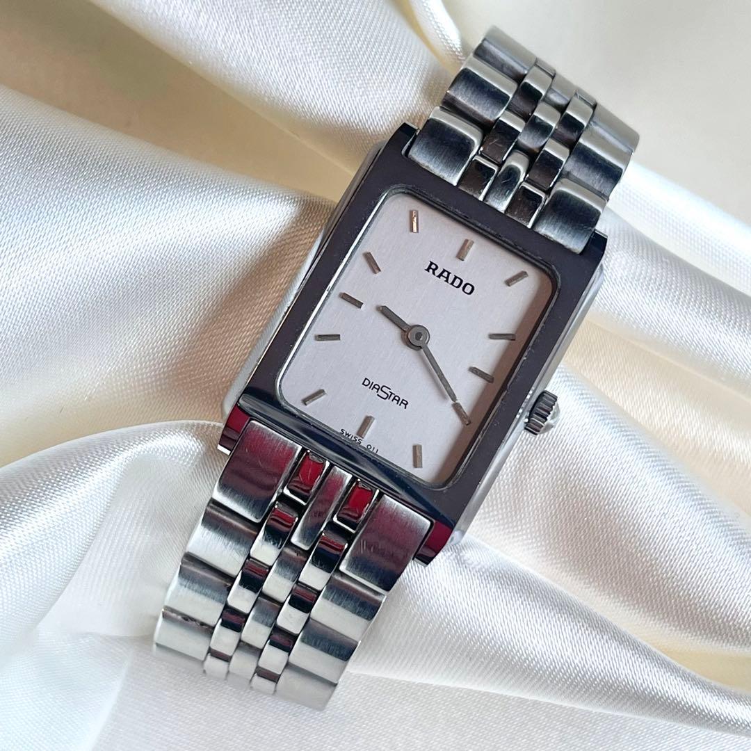 RADO ラドー　ダイアスター　腕時計　クォーツ　　レディース　スクエア