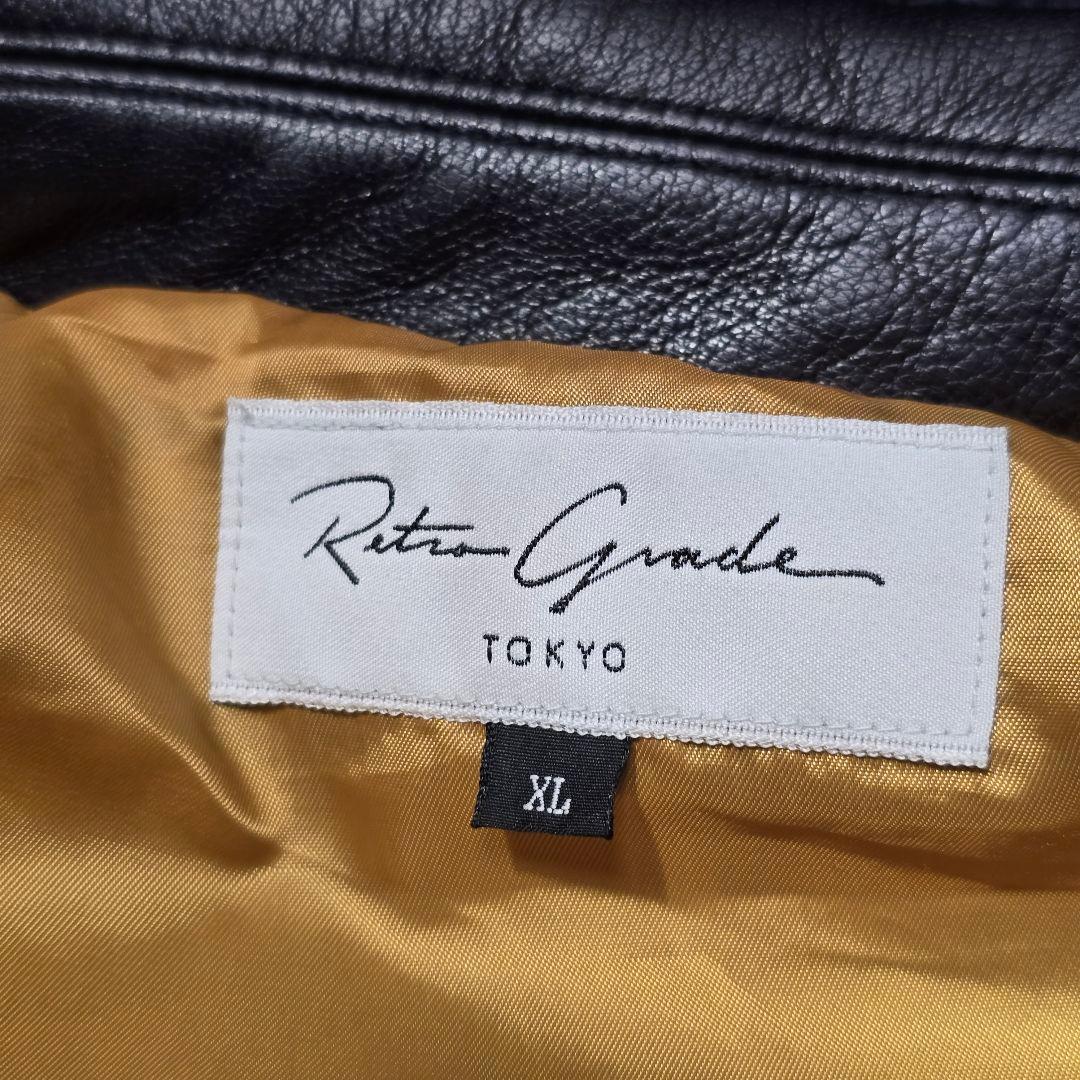 Retro Grade レトログレード ラムレザージャケット 羊革 XL