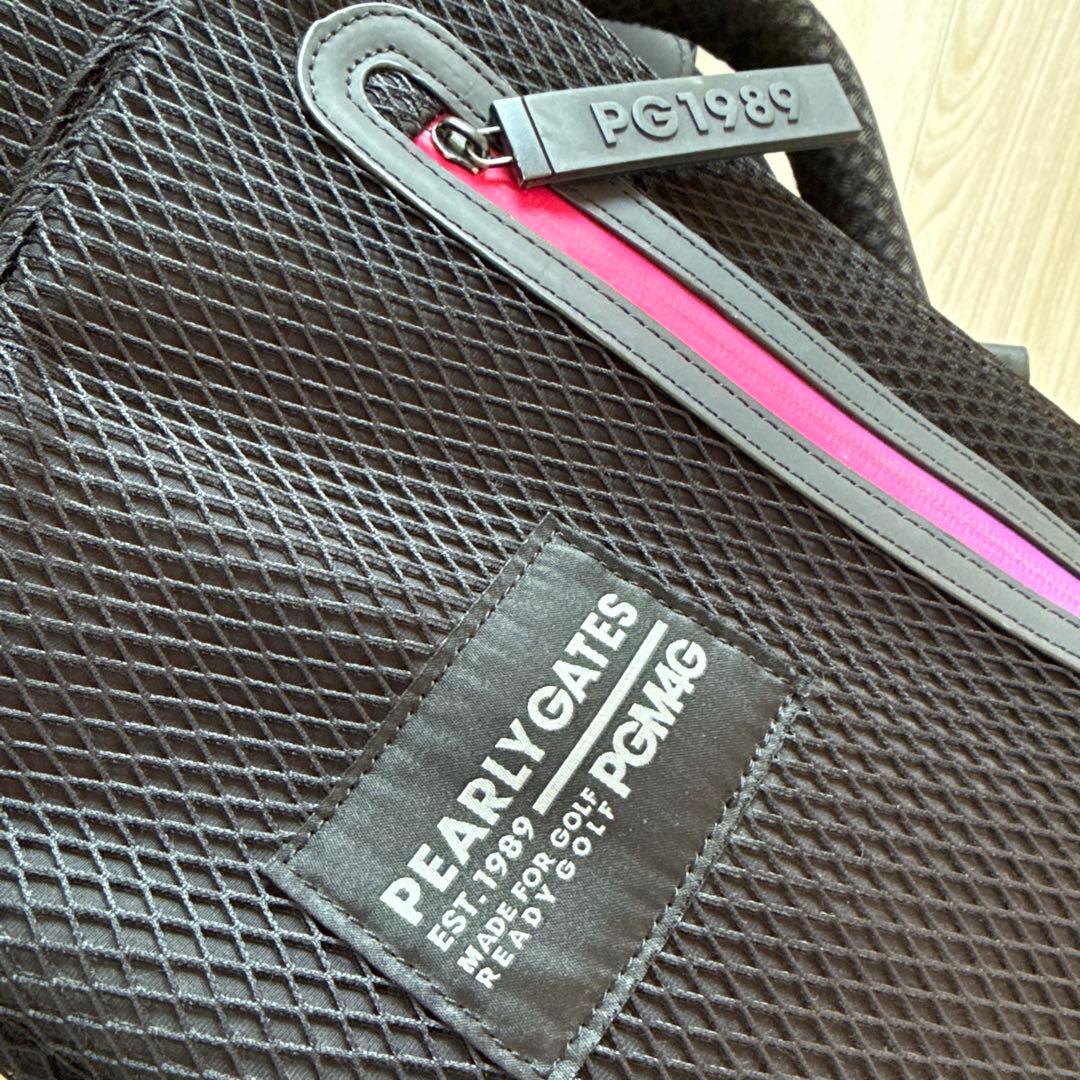 パーリーゲイツ　キャディバッグ　スタンド式　軽量　黒　ブラック　ユニセックス