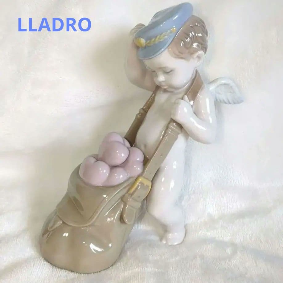 LLADRO　リヤドロ　ハートがいっぱい　天使　郵便　フィギュリン　廃盤