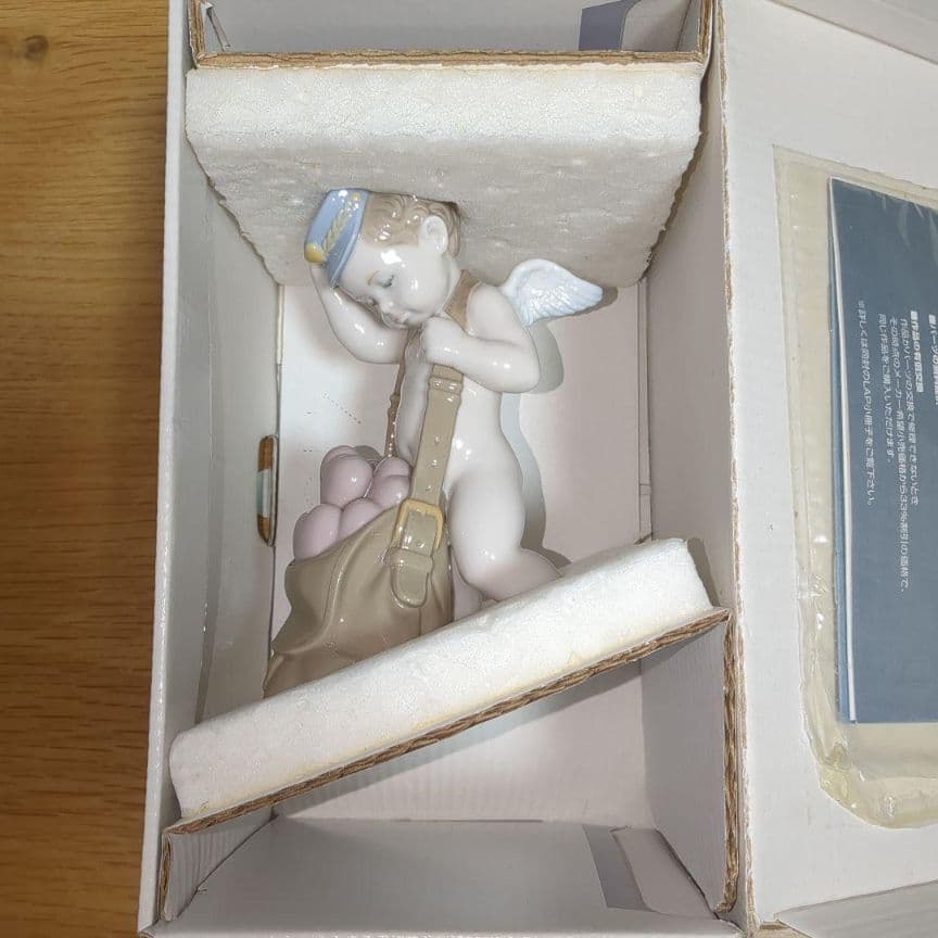 LLADRO　リヤドロ　ハートがいっぱい　天使　郵便　フィギュリン　廃盤