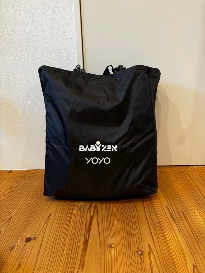 ベビーゼン ベビーカー ヨーヨープラス 6+ ブラックフレーム　レインカバー付き