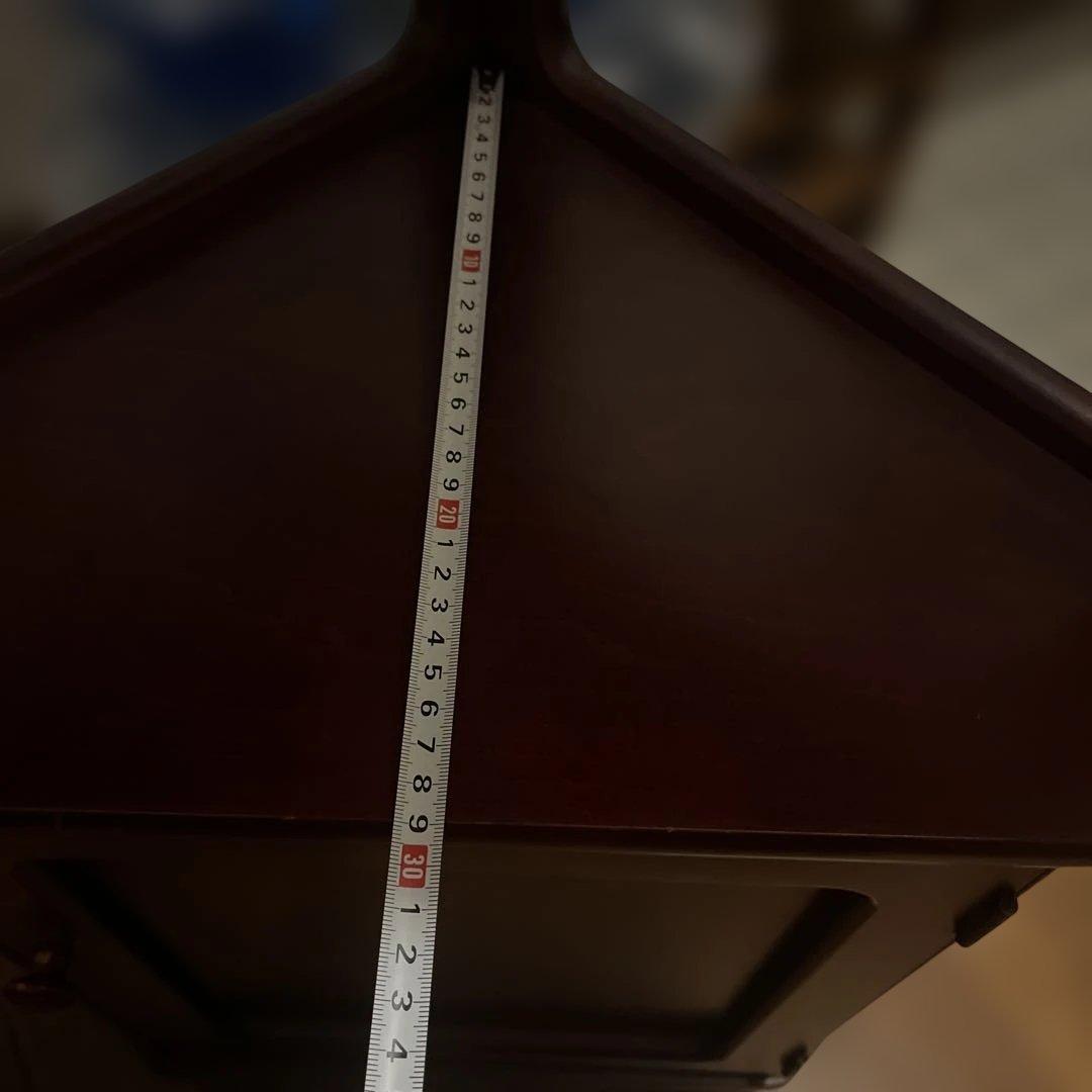 Karimoku　カリモク　電話台　木製　三角　コーナー　インテリア