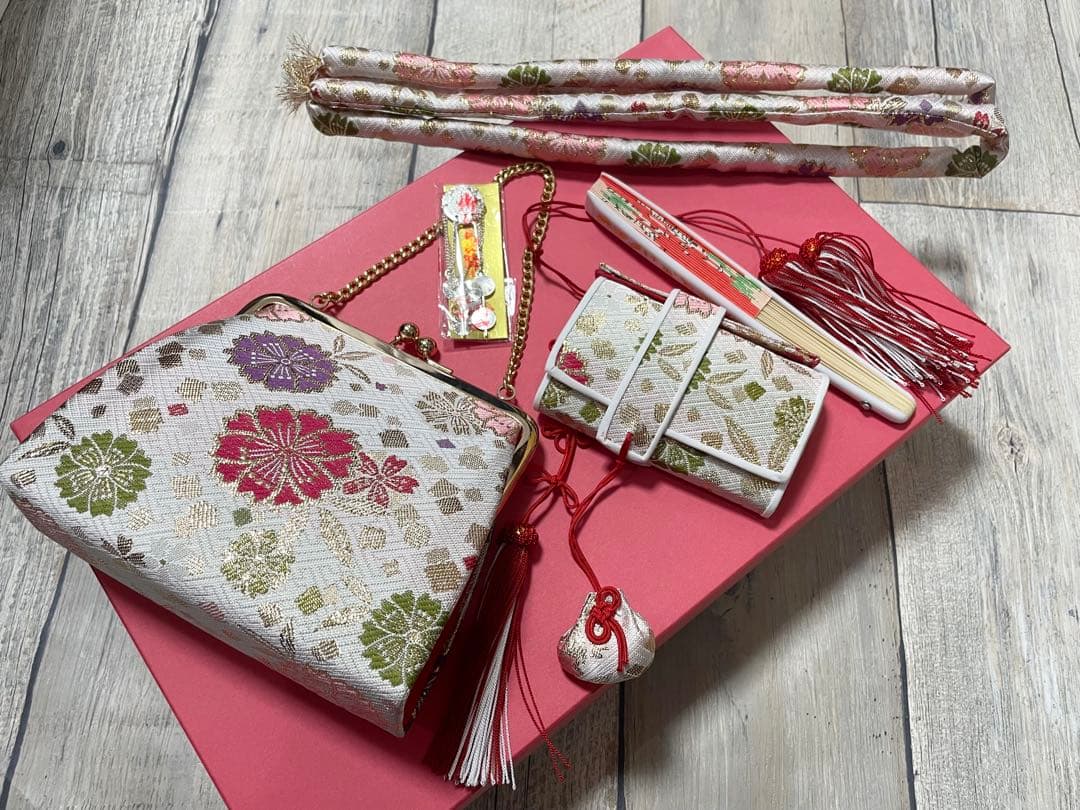 四つ身着物　１５点セット　七五三　女の子　着物セット　１１５-１２５　水色　花柄