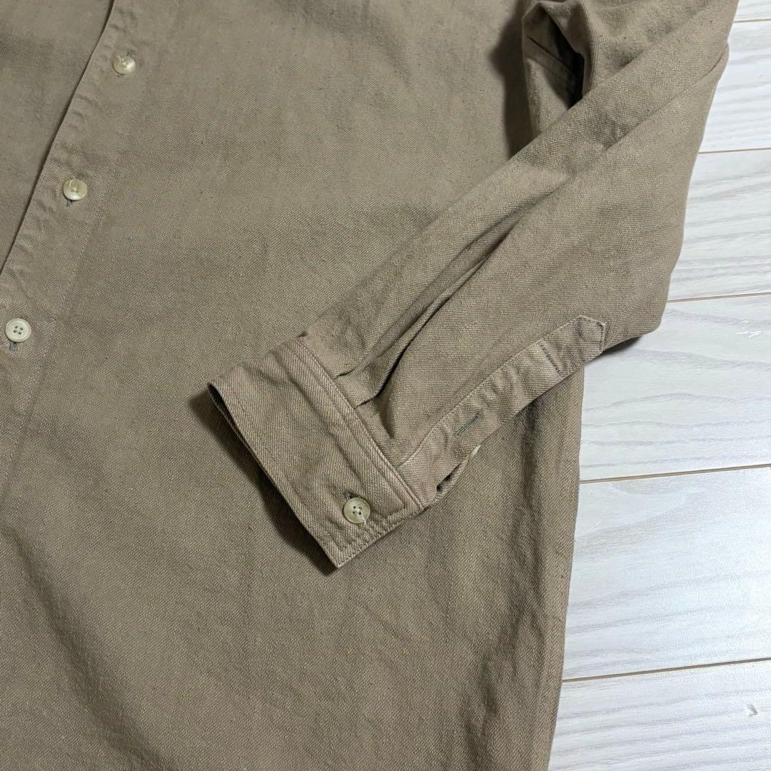 AURALEE ボタニカル染めセルビッチデニムシャツブルゾン　サイズ3