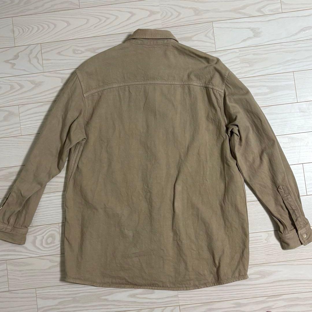 AURALEE ボタニカル染めセルビッチデニムシャツブルゾン　サイズ3