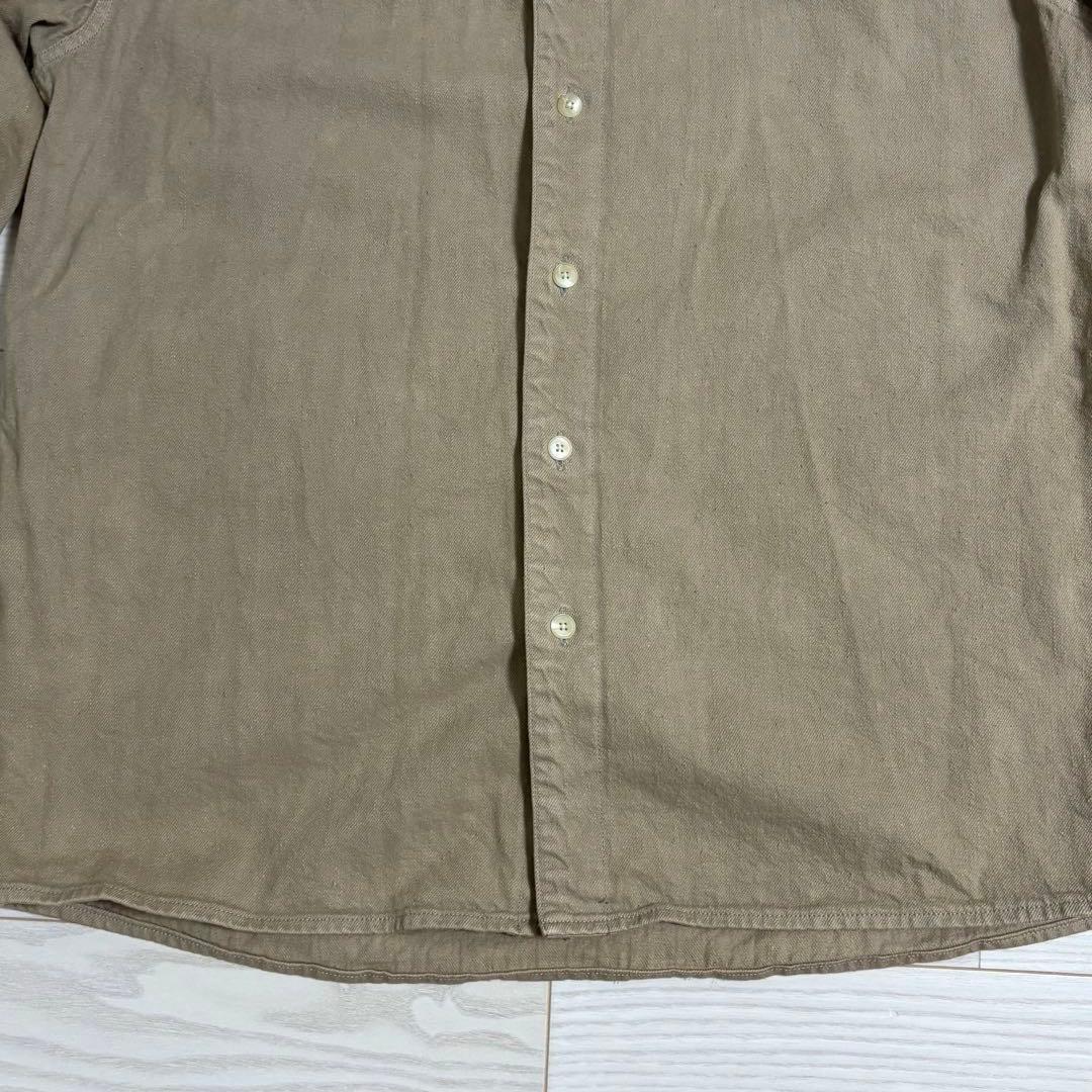 AURALEE ボタニカル染めセルビッチデニムシャツブルゾン　サイズ3