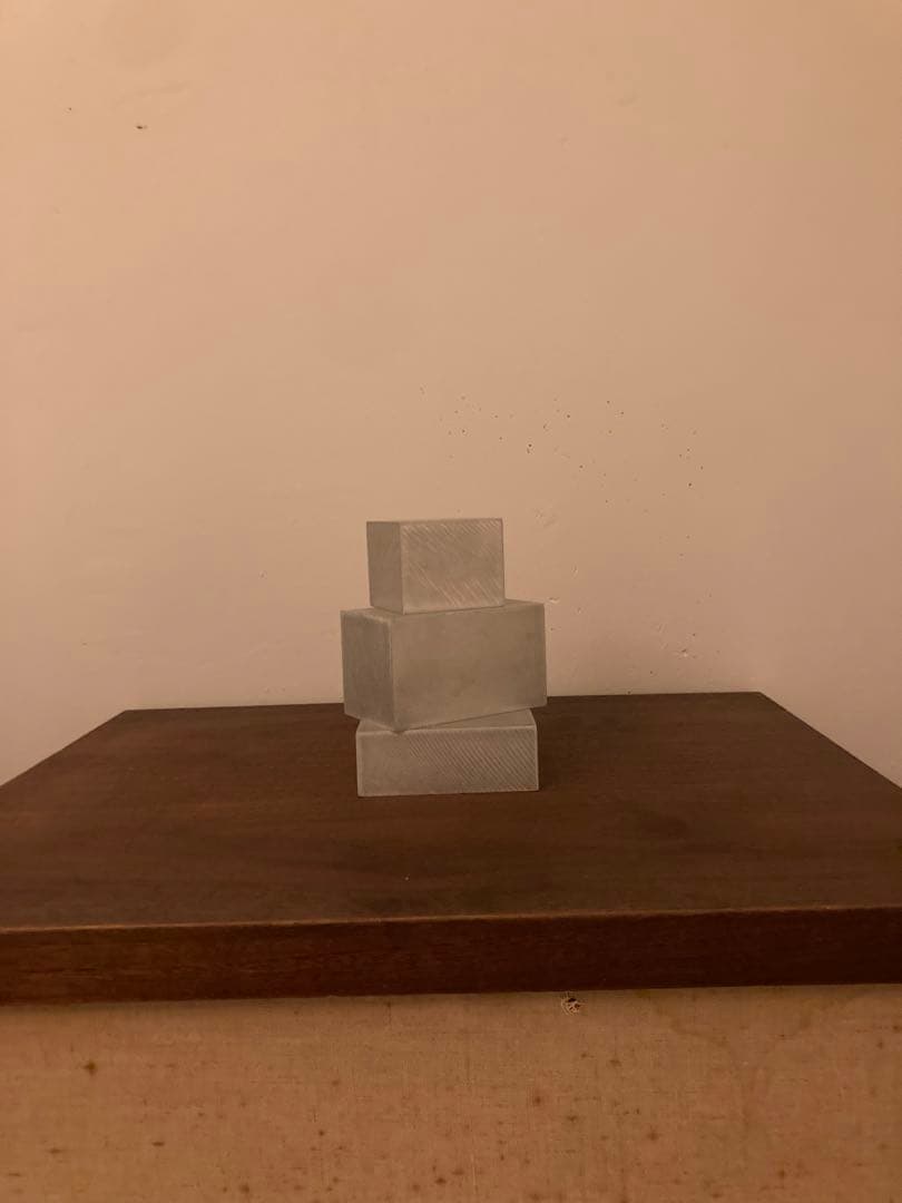 アルミブロック/オブジェ/diorama/インテリア アート