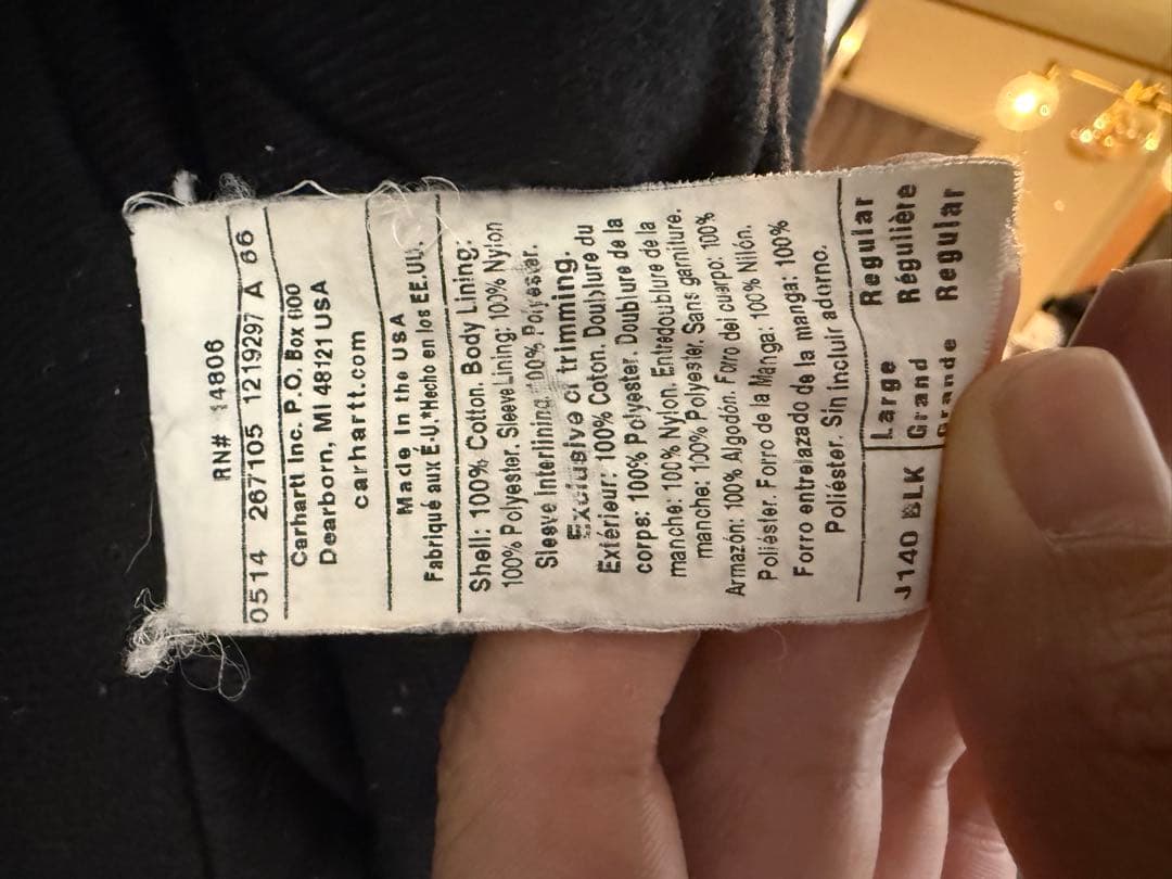 USA製　Carhartt　アクティブジャケット　125周年　カーハート