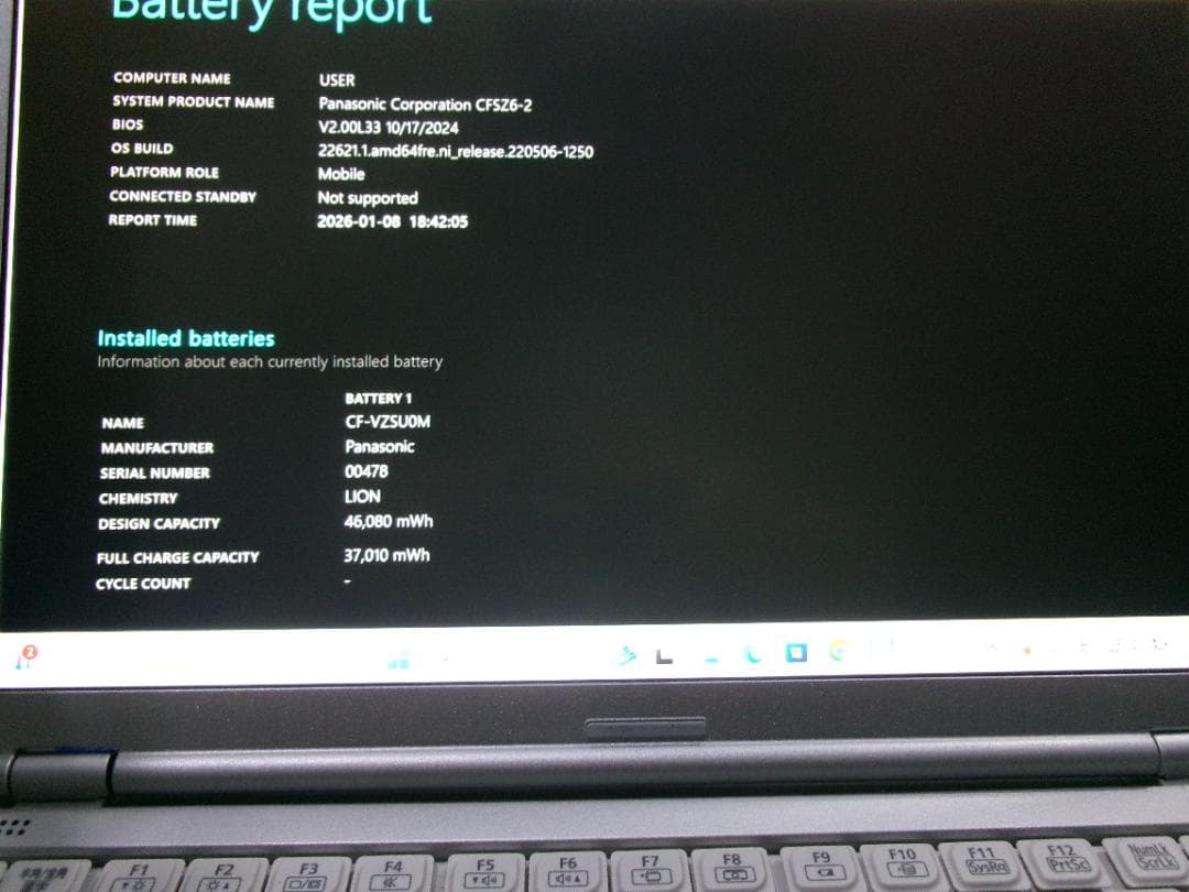 Panasonic Let's Note CF-SZ6 高性能7世代i5！美品