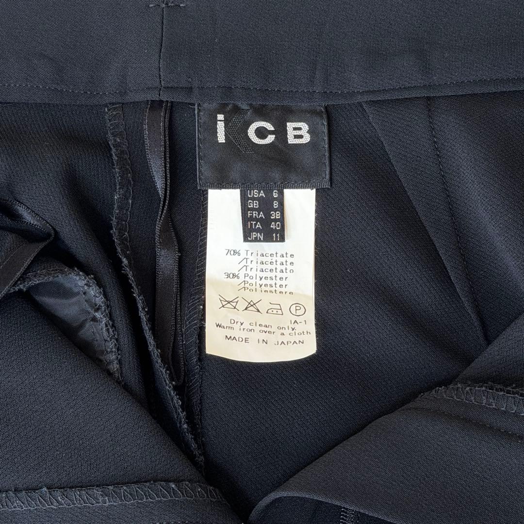 アイシービーiCB パンツスーツ　セットアップ 11号 ブラック　トリアセート