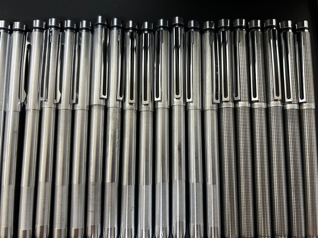 ゼブラ シャーボ 初期 廃盤 格子柄 ボールペン シャーペン 多機能ペン 大量