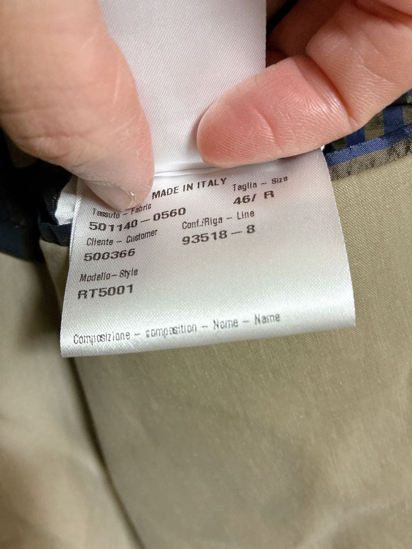 オムライス様CARUSOカルーゾチェスターコートジャケットバタフライカルーソ