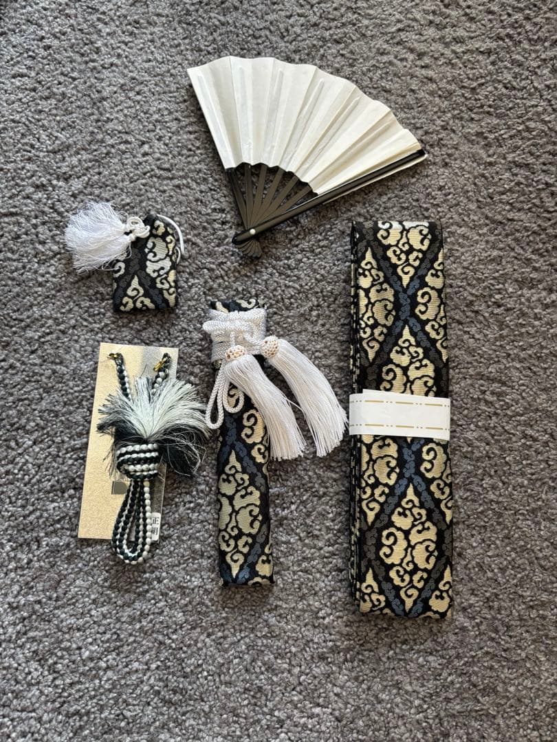 式部浪漫 七五三 5歳 男の子 フルセット 一式 着物 袴 羽織 グレー系