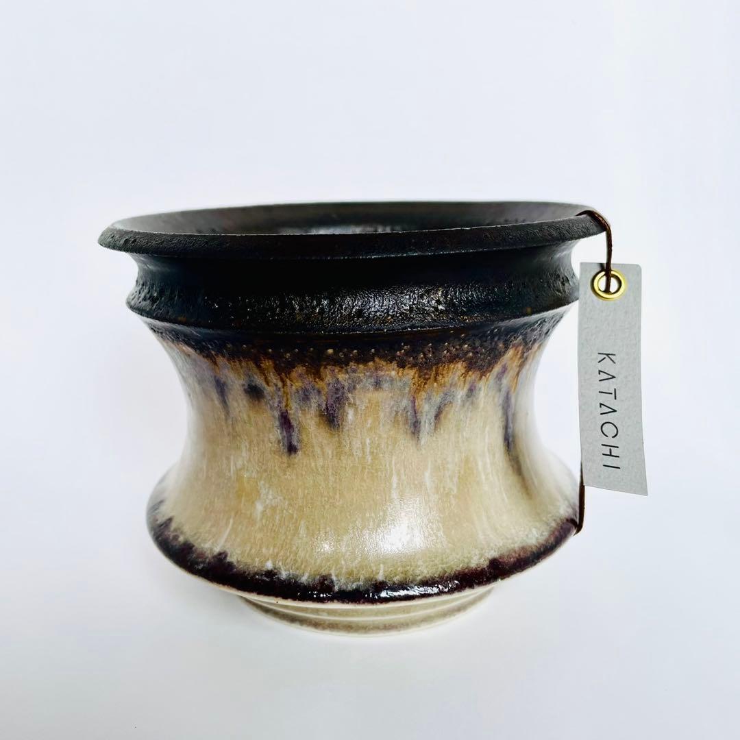 カタチ製作所 Mederu pot バレル two-tone