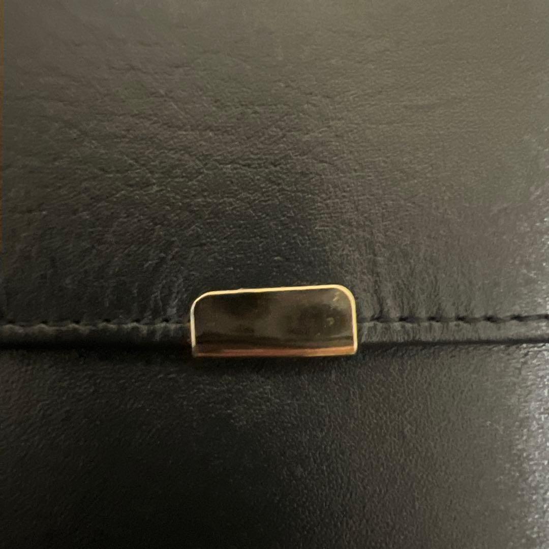 皇居財布　二つ折り　黒