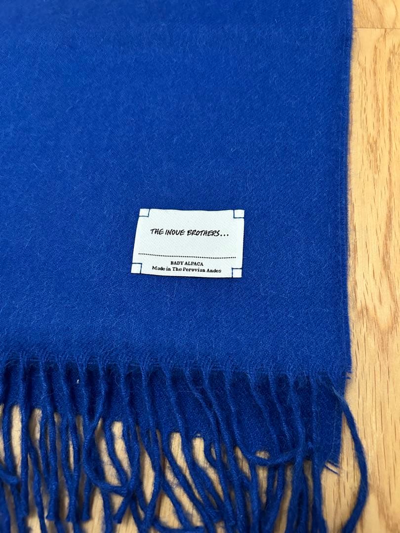 メ*ー様 極美品 THE INOUE BROTHERS ベビーアルパカマフラー