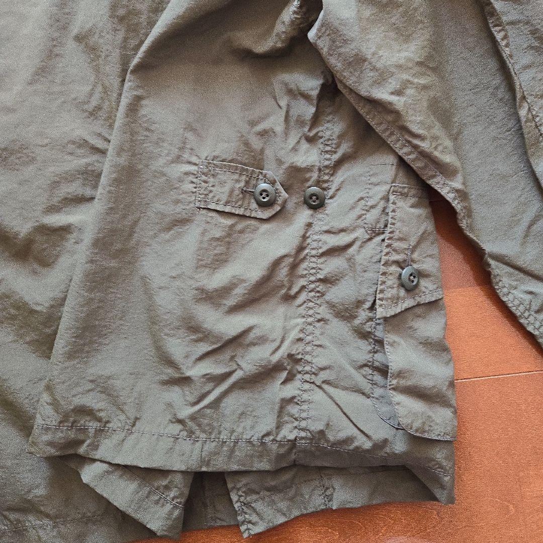 BEAMS BOY/ ナイロンミリタリージャケット オリーブ