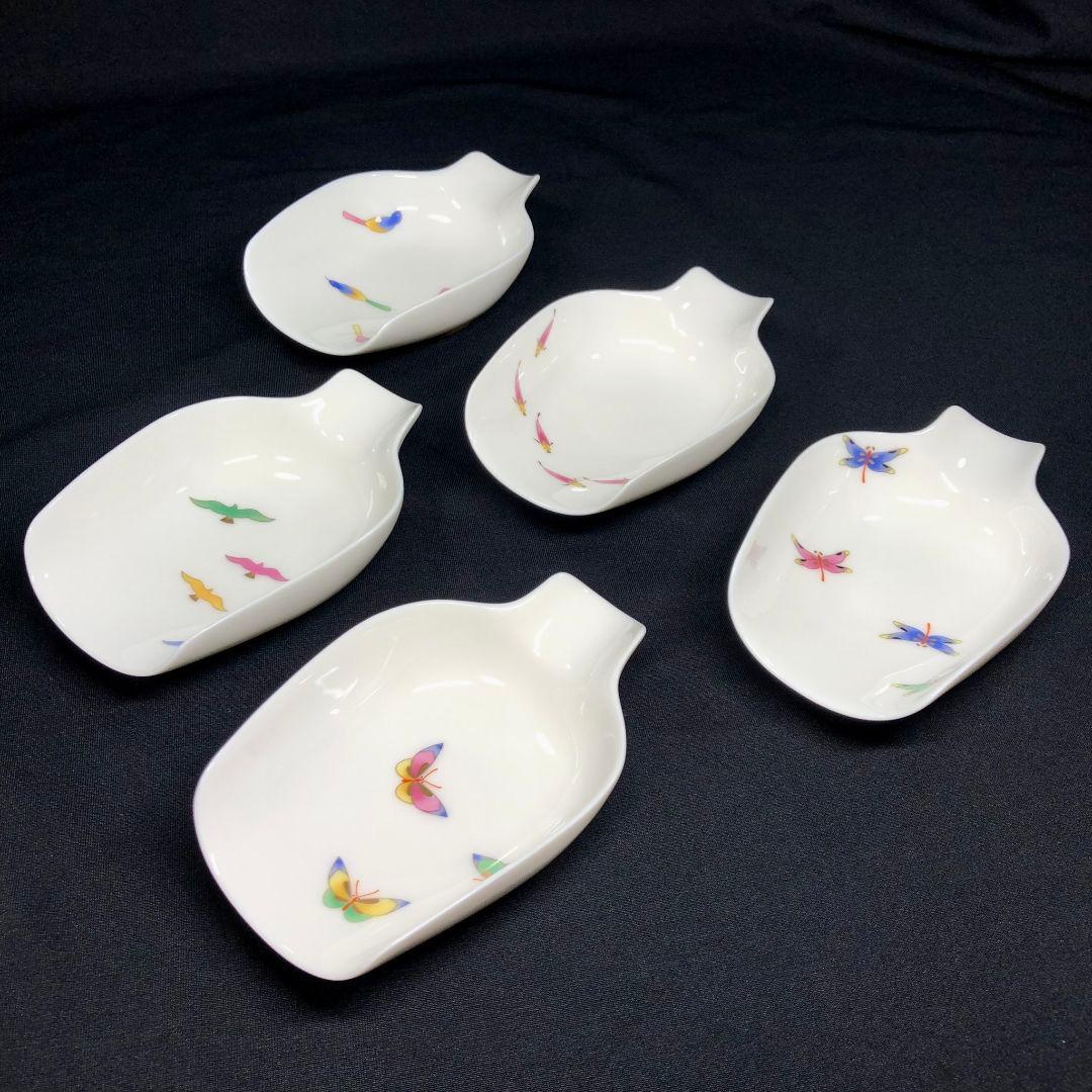 香蘭社 なかよし 小鉢 5客 レア ボウル 皿 プレート