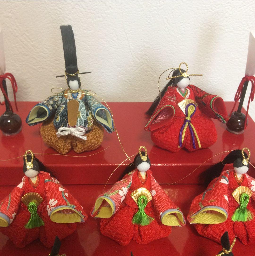 ちりめん立ち雛 3段飾り