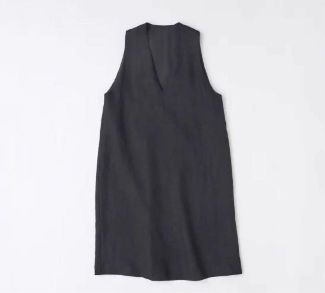 cion フレンチブル Vネック黒ジャンパースカート