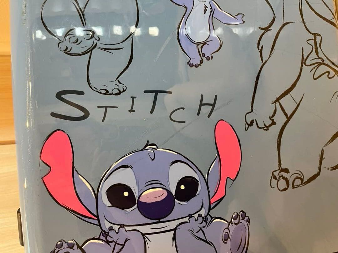 【一度使用のみ】ディズニー　スティッチ スーツケース　キャリアケース
