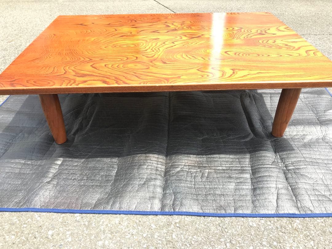 ◉天然木天板の座卓 ◉120x84x32 cm