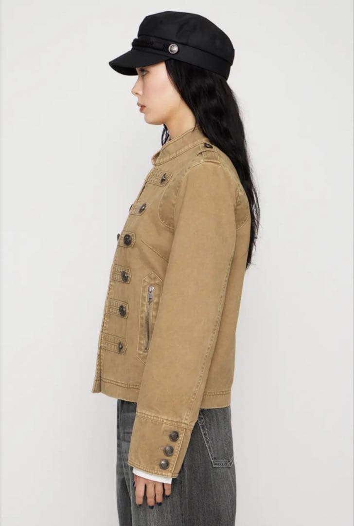 LAGUA GEM COTTON NAPOLEONジャケット BEG