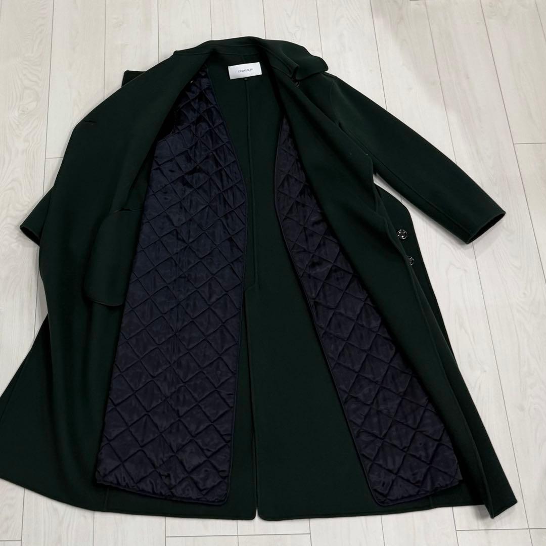 美品　lecielblue グリーン系 トレンチコート