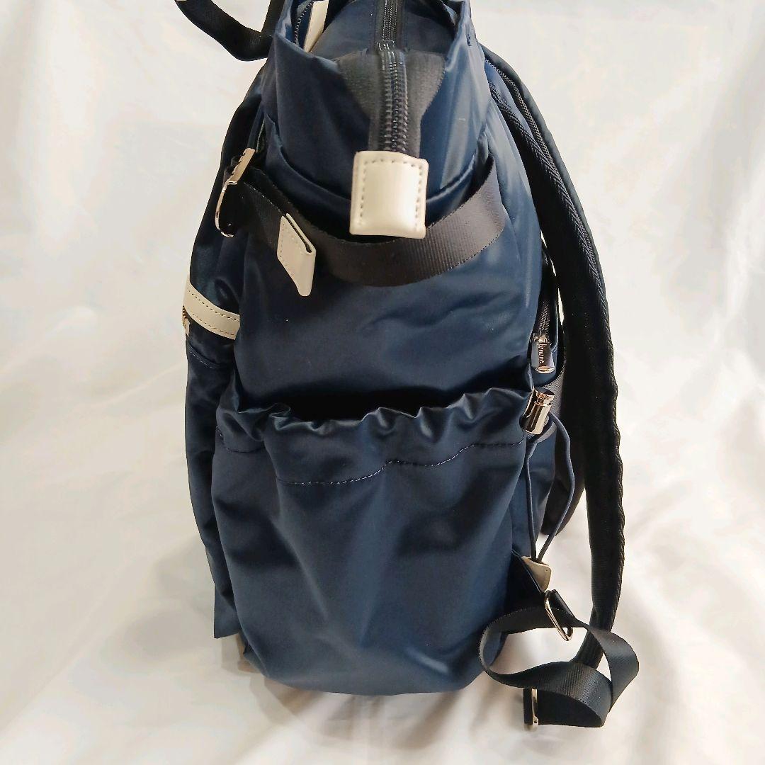 美品　カナナプロジェクト　大容量　リュック　17L　590g　ネイビー　A4
