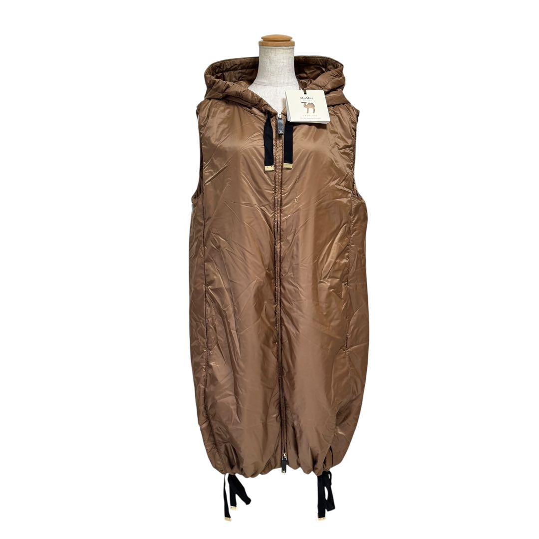 未使用　マックスマーラ TheCube GREENGI ダウンベスト キャメル