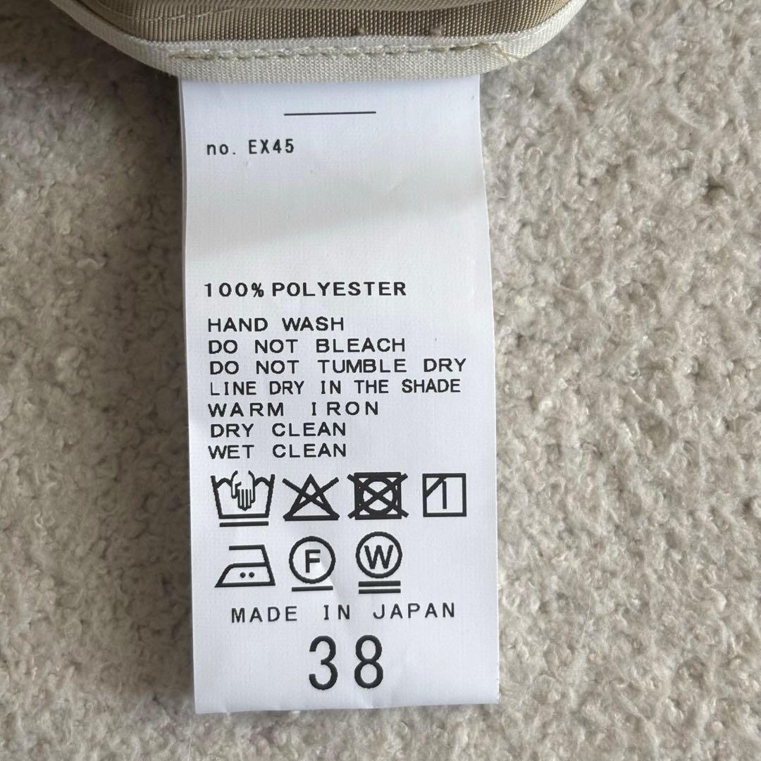 25SS フレームワーク 撥水ポンチョトレンチコート　38 ベージュ