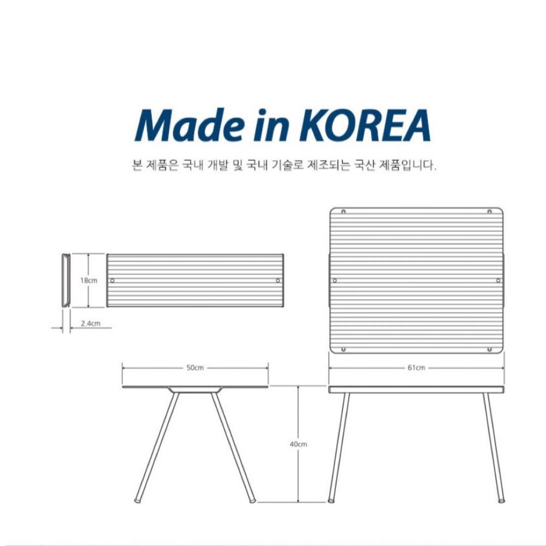 新品 VERNE FLAT TABLE S ベルン アウトドアテーブル