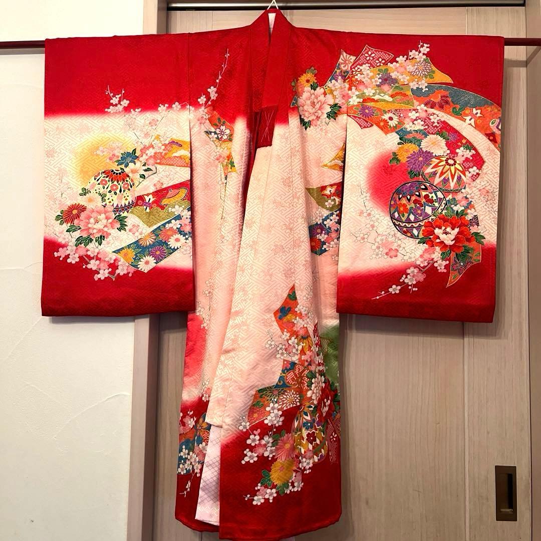 未使用品　女の子お祝着物　産着　七五三