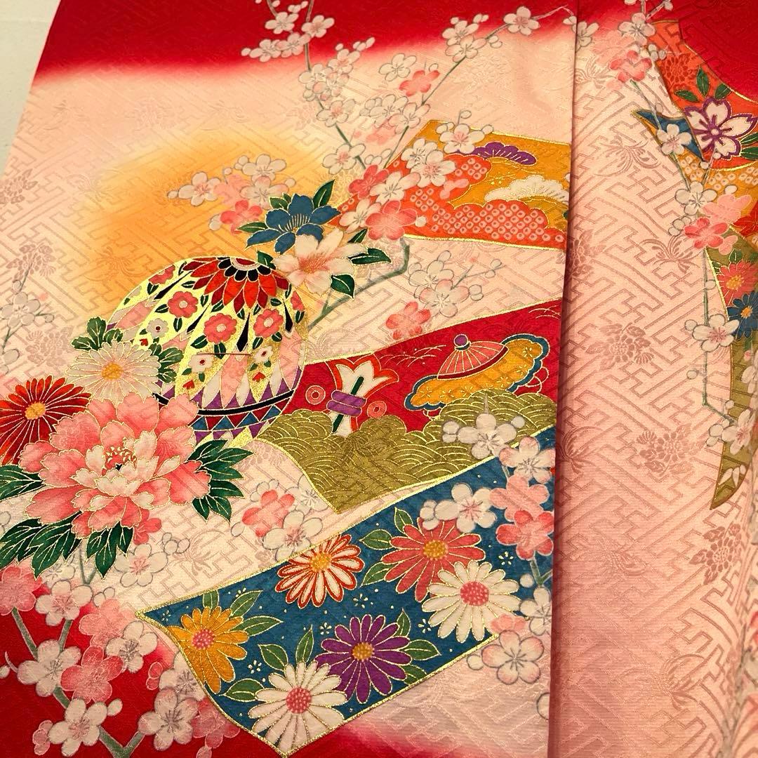 未使用品　女の子お祝着物　産着　七五三