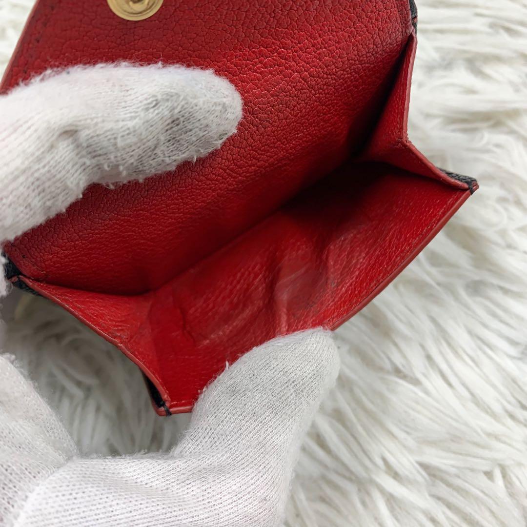 【✨美品✨】ミュウミュウ 三つ折り財布 マドラス ラブレター ブラック