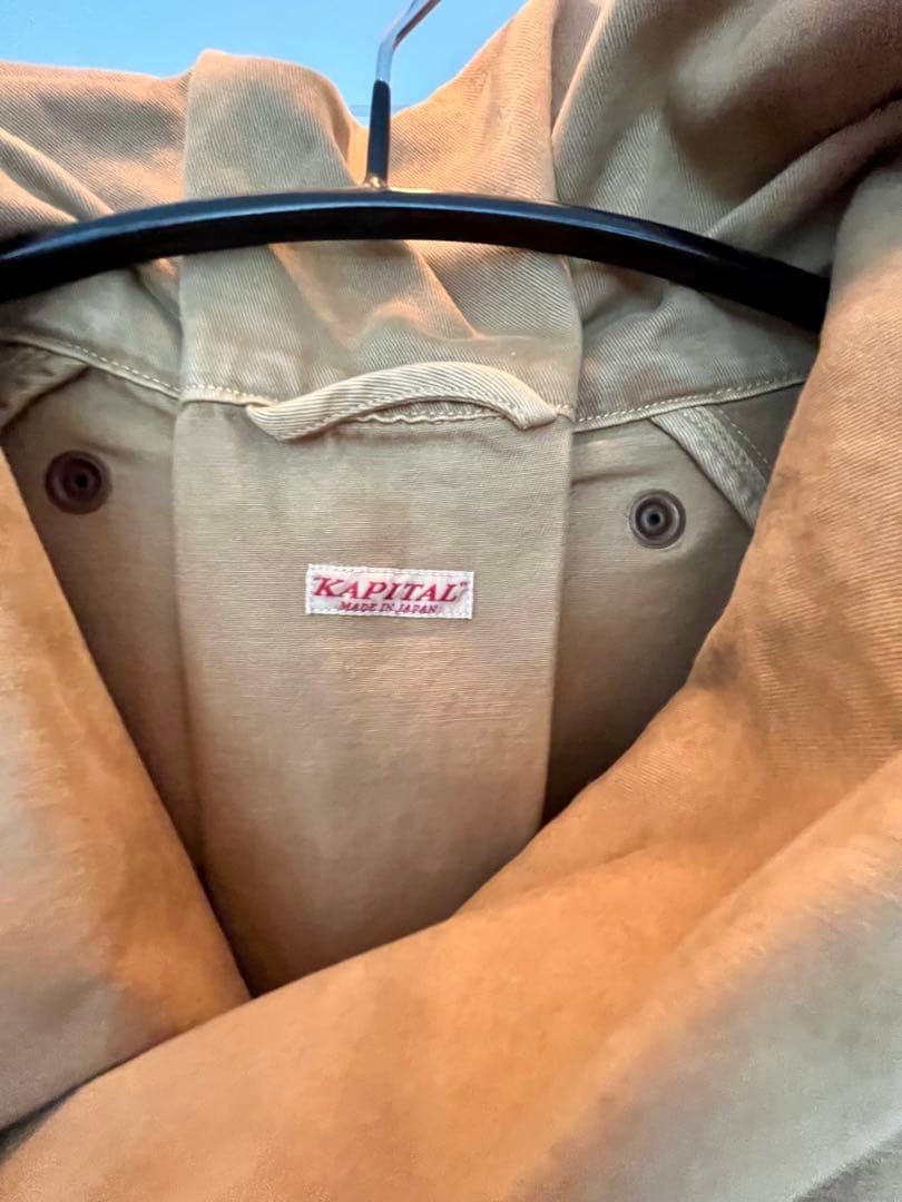 KAPITAL ベージュロングコート