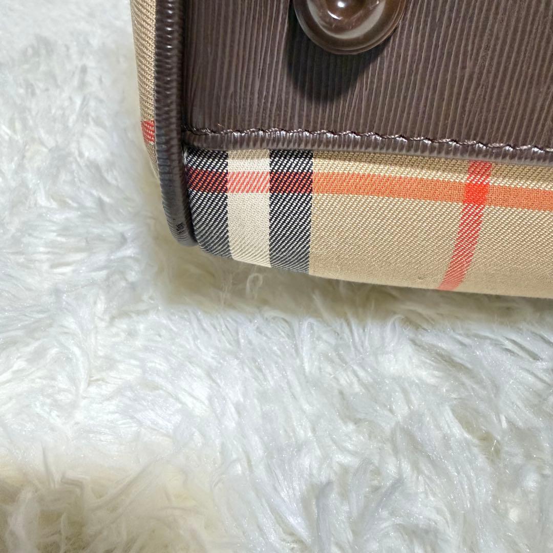 【値下げ中】Burberry ボストンバッグ 大容量 ノヴァチェック バーバリー