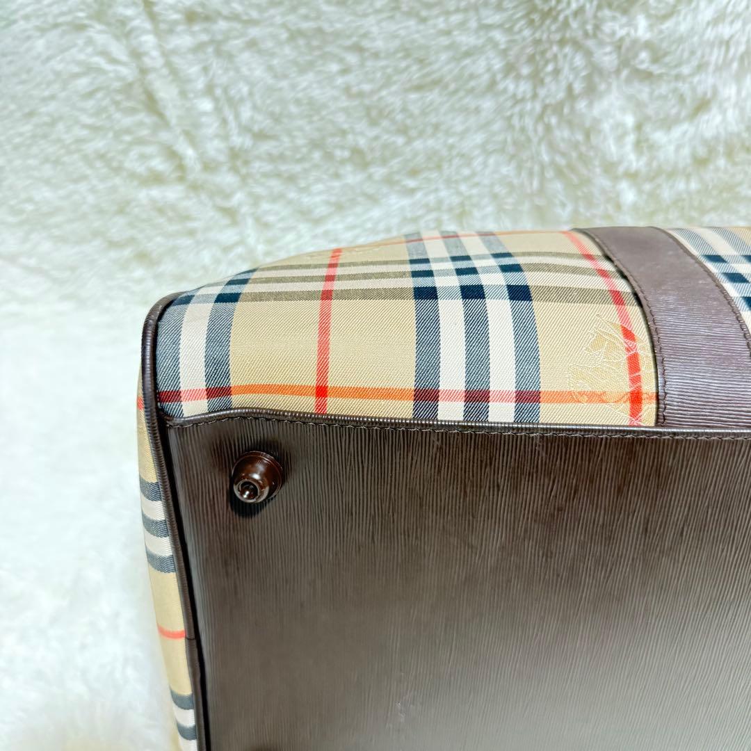 【値下げ中】Burberry ボストンバッグ 大容量 ノヴァチェック バーバリー