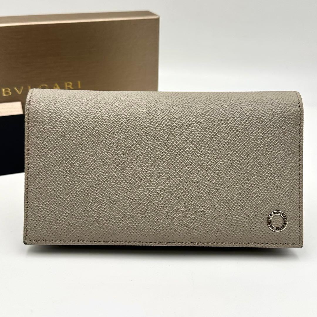極美品/RFID搭載/近年モデル✨ ブルガリ マン サークル金具 長財布