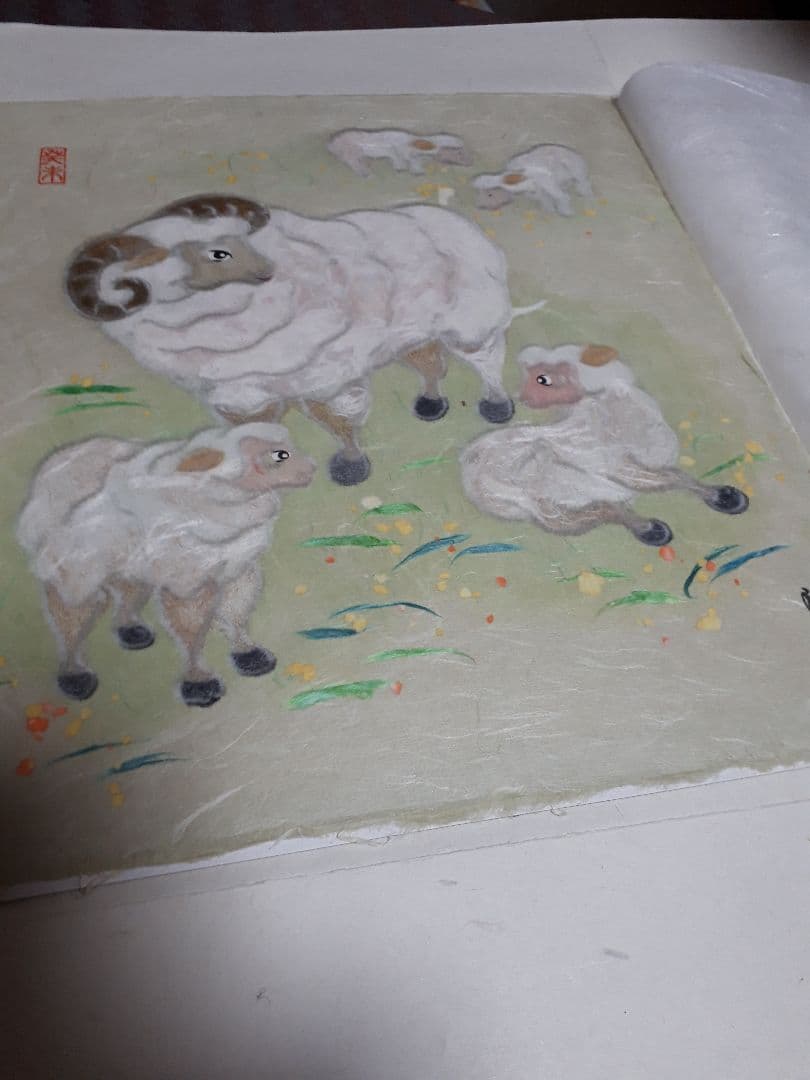 伝統工芸品　和紙色紙　十二支